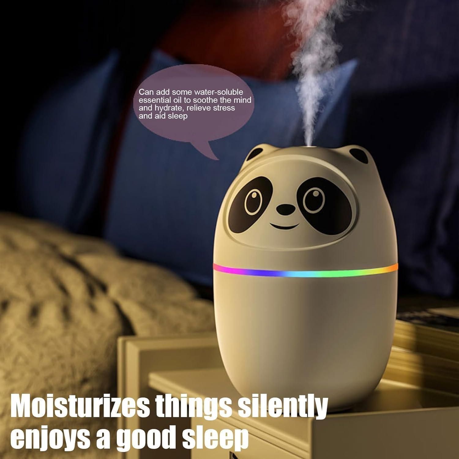 Panda cool mist Humidifier with 7-Color Night Ligh
